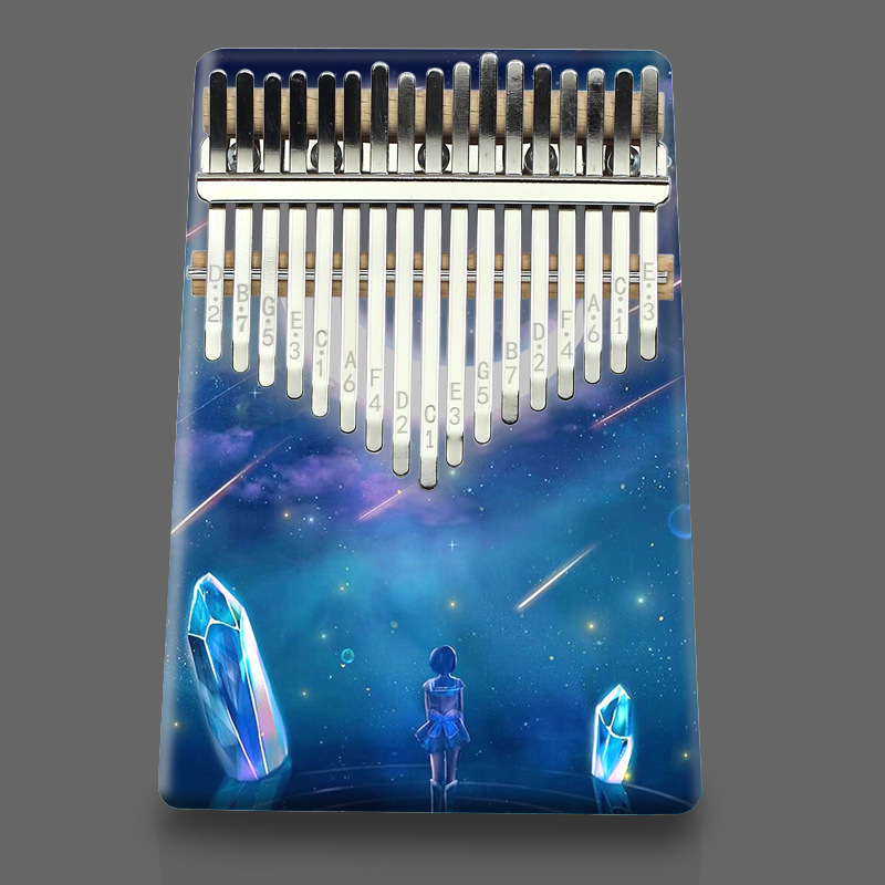 Musical Instrument Sounds - 17톤 칼림바 컬러 엄지 피아노 초보자용