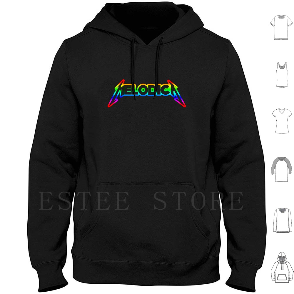 Musical Instrument Jokes - Rainbow Melodica 후드 Melodica Rainbow 음악