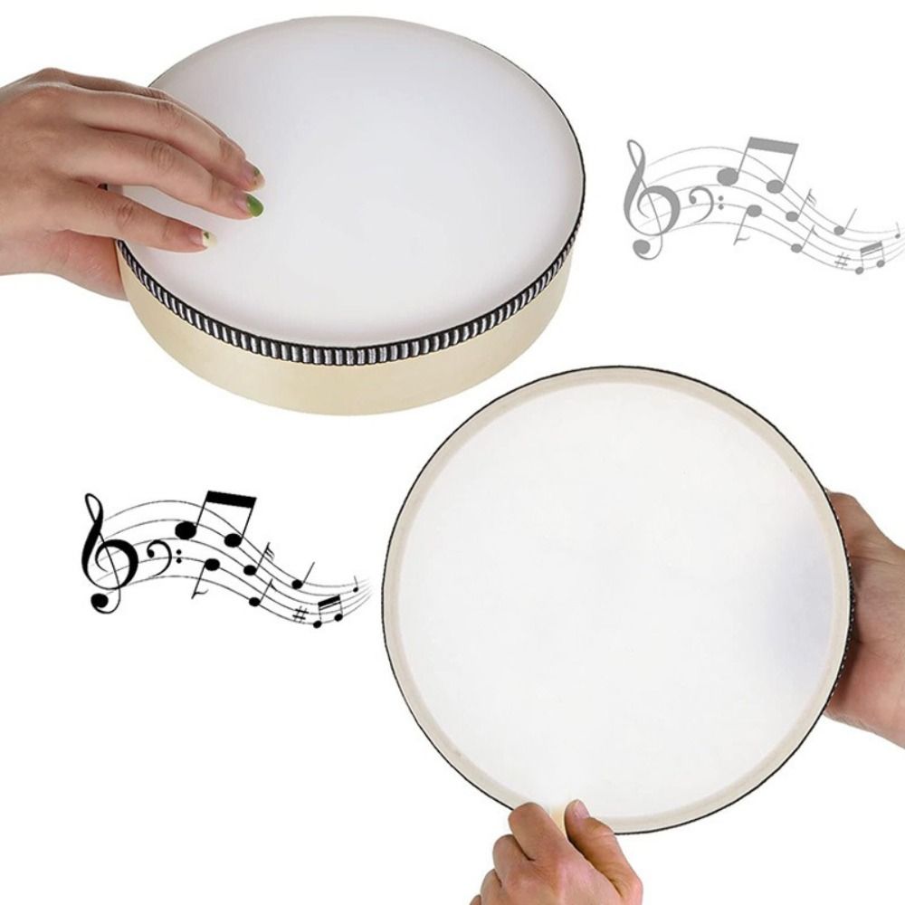 Musical Instrument Kids - 선물용 4/6/8/10인치 나무 핸드 드럼 휴대용
