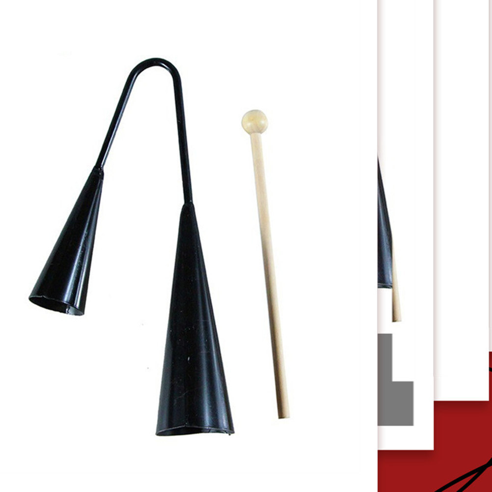 메탈 블랙 아고고 벨 투톤 소형 악기 조기 교육용 삼바 - Musical Instrument Agogo 리뷰 및 가격