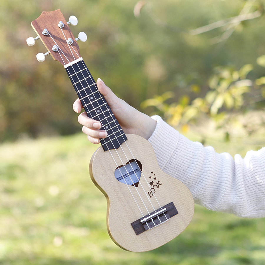 IRIN 17 인치 우쿨렐레 스프루스 우드 악기 4 현 - Musical Instrument Hawaiian 리뷰 및 가격