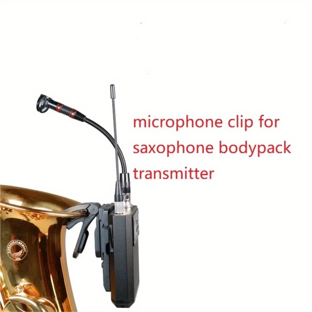 무선 바디팩 송신기용 색소폰 마이크 클립, 트럼펫, 클 - Musical Instrument Saxophone 리뷰 및 가격
