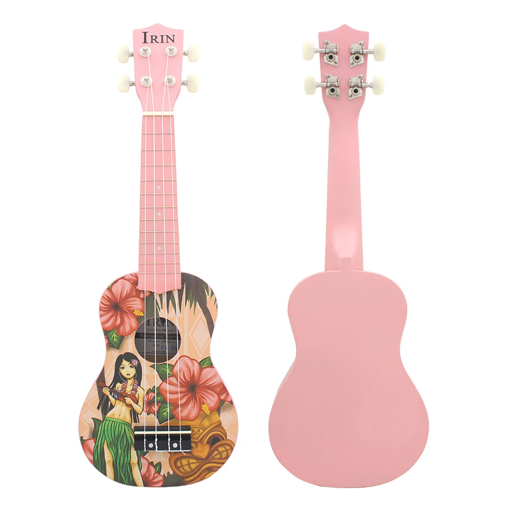 IRIN 하와이안 소녀 우쿨렐레 기타 악기, 4 현 베 - Musical Instrument Hawaiian 리뷰 및 가격