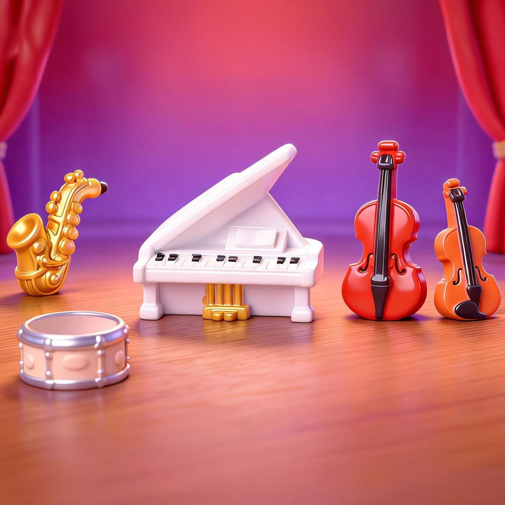 피아노 바이올린 색소폰 미니어처 음악 피규어 인형의 집 - Musical Instrument Saxophone 리뷰 및 가격