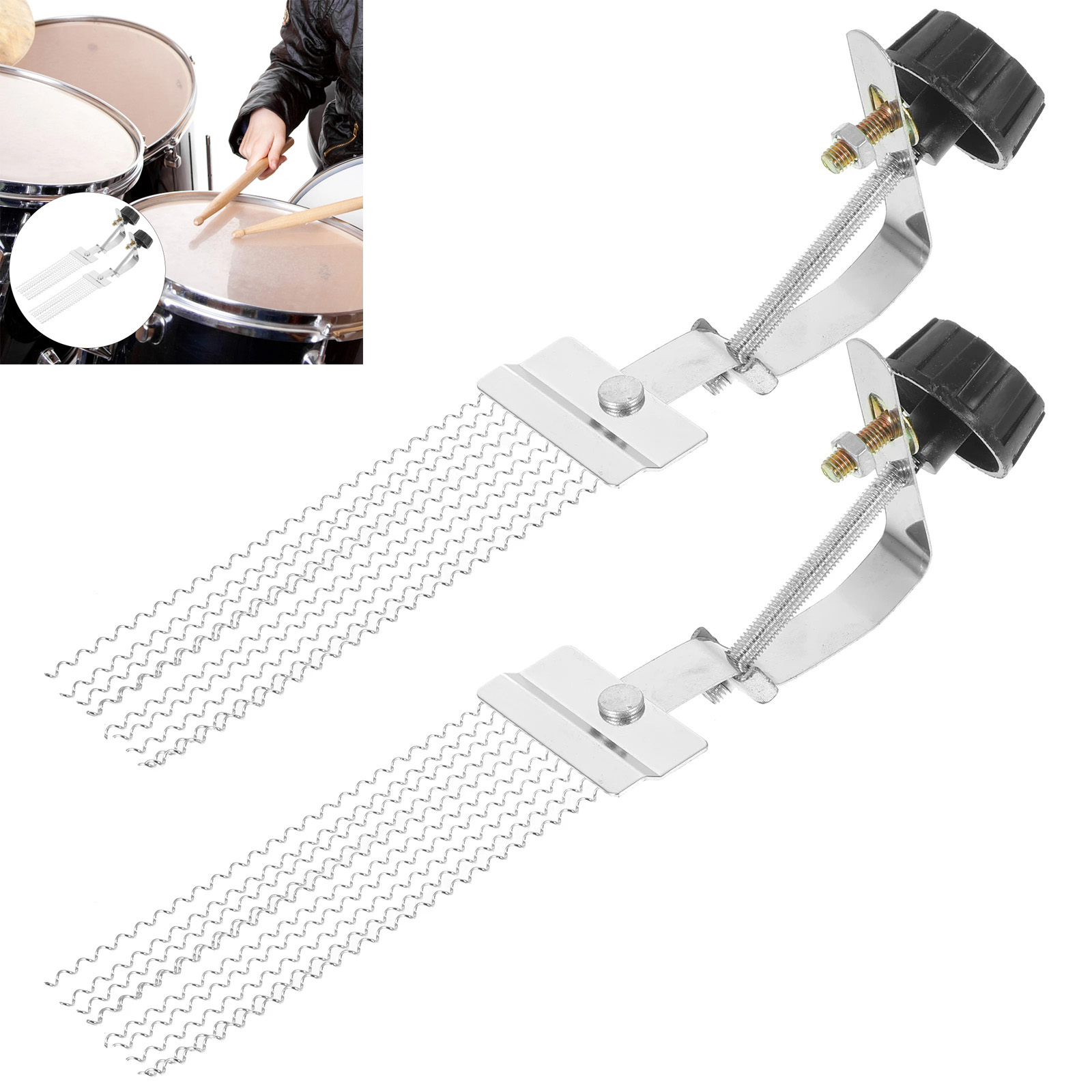 1/2pcs 하프 디자인 스틸 아이언 스네어 와이어 드 - Musical Instrument Qin 리뷰 및 가격