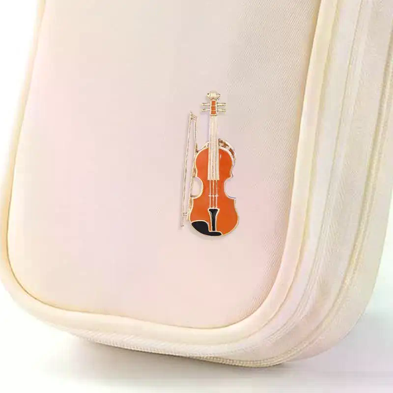 1개 심포니 오케스트라 배지 재미있는 악기 에나멜 브로 - Musical Instrument Saxophone 리뷰 및 가격